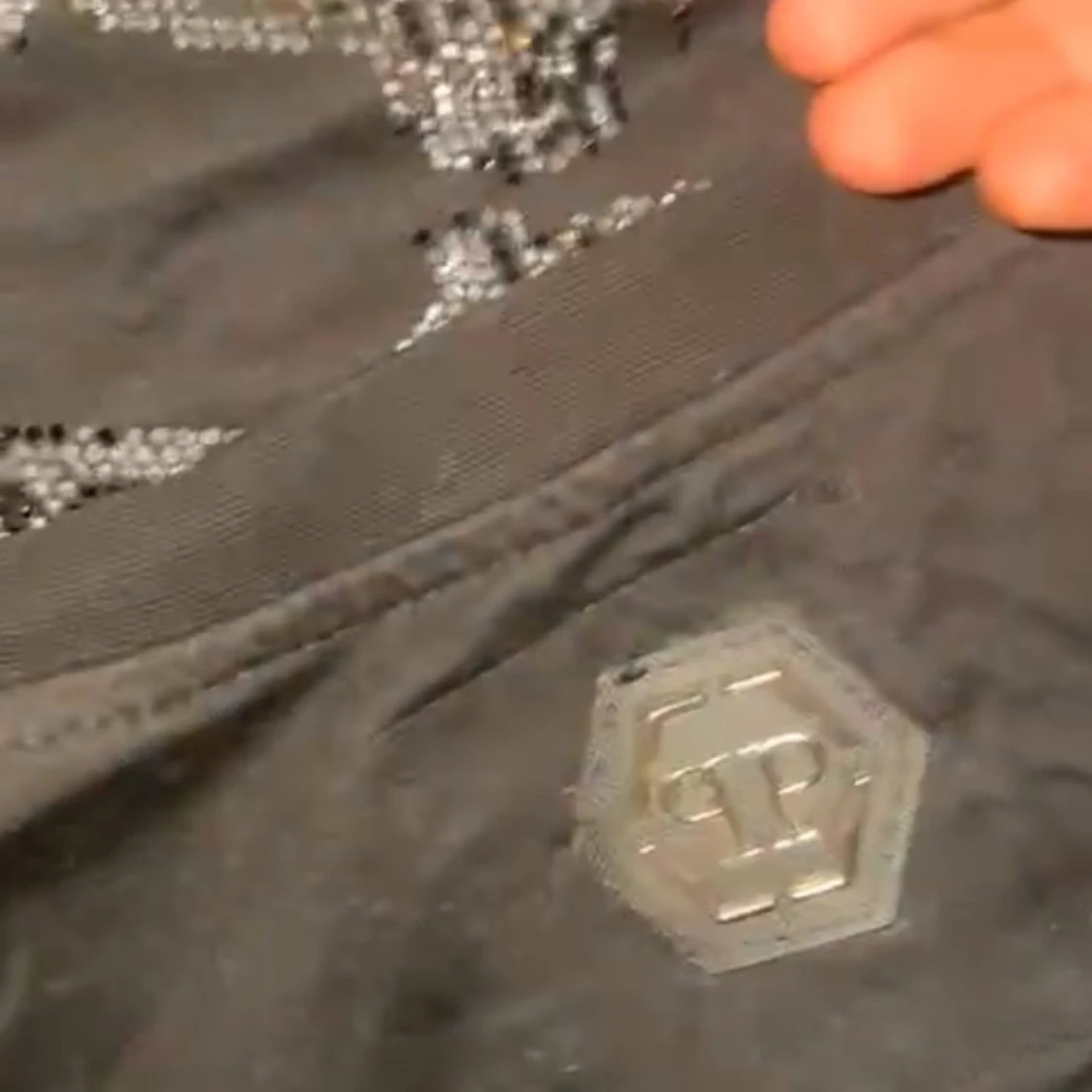 Svart t-shirt med dödskalle från Philipp Plein - 90