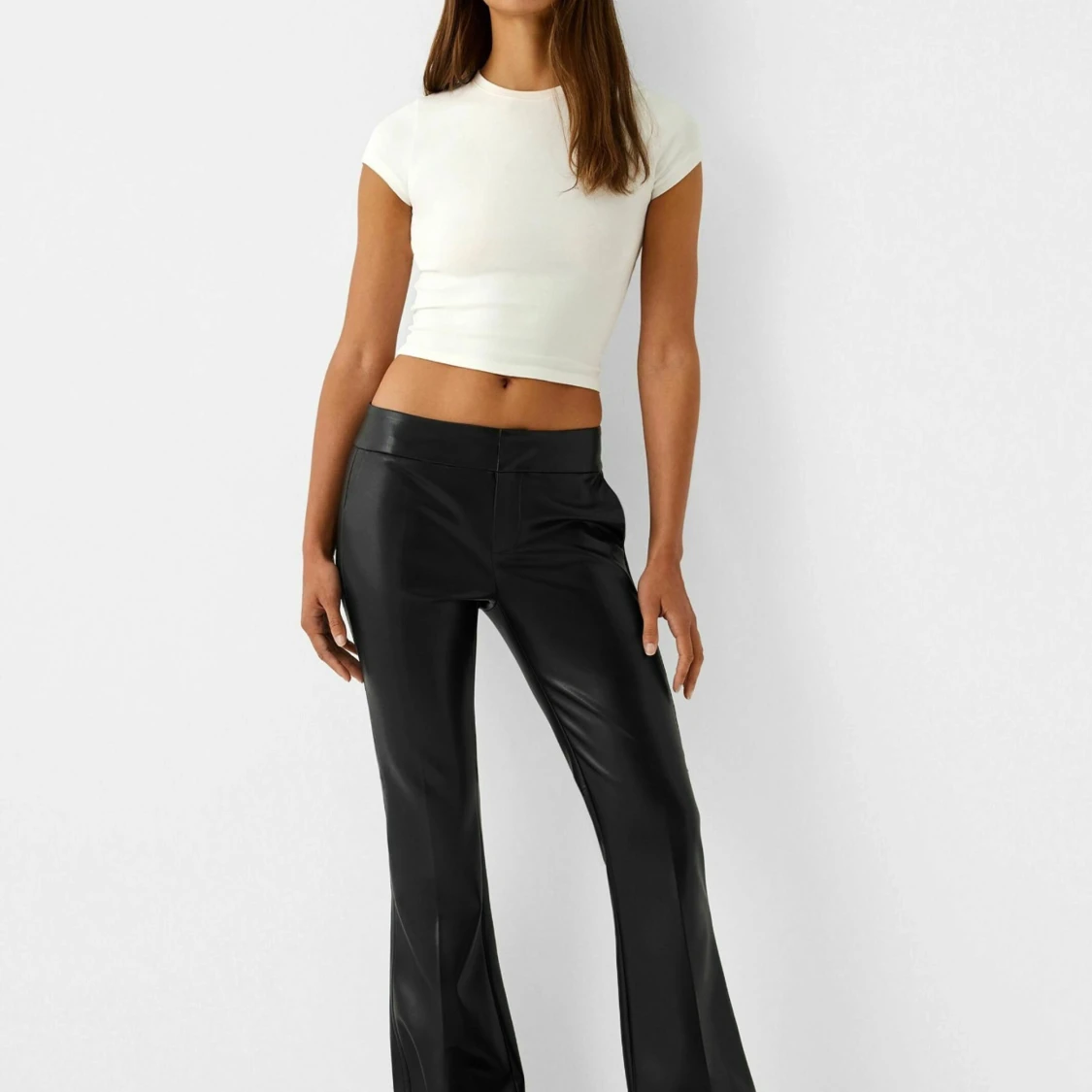 Svarta skinnbyxor - 91