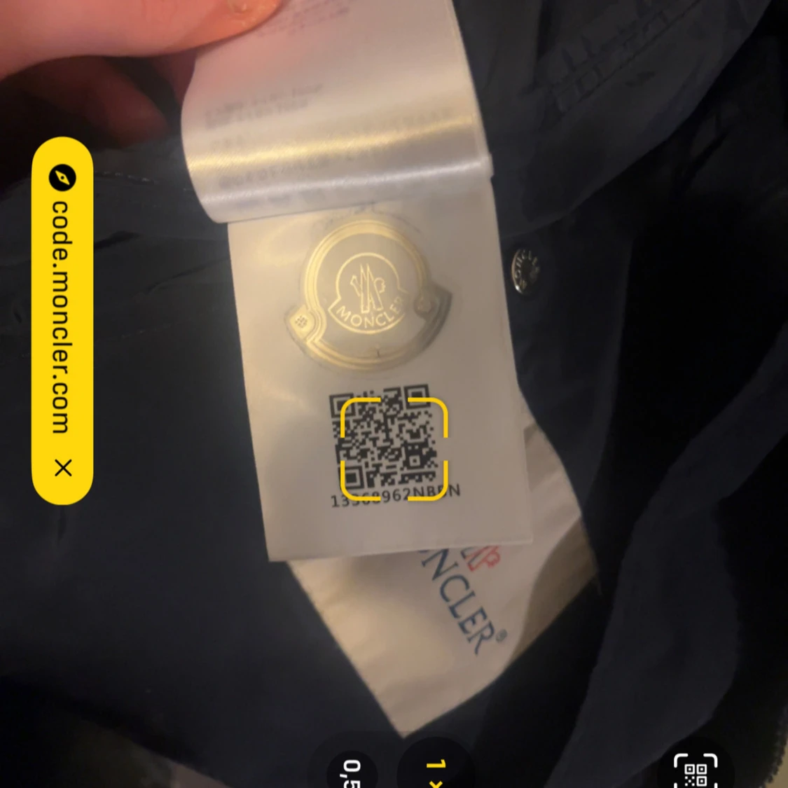 Mörkblå windbreaker från Moncler - 91