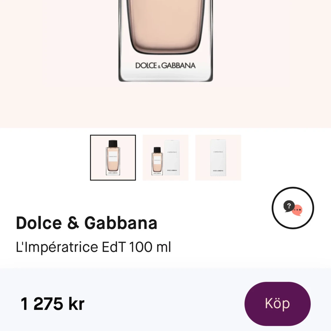 L'Impératrice EdT 100 ml från Dolce & Gabbana - 91