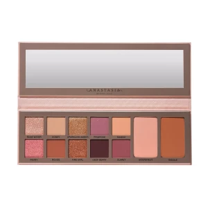 Ögonskuggspalett från Anastasia Beverly Hills - Denna ögonskuggspalett från Anastasia Beverly Hills innehåller en mix av matta och skimrande nyanser som Rose Water, Honey och Sparkling Amber. Perfekt för att skapa både vardagliga och dramatiska looks 💞Paletten har en inbyggd spegel för enkel applicering. Aldrig öppnad och helt oanvänd! 