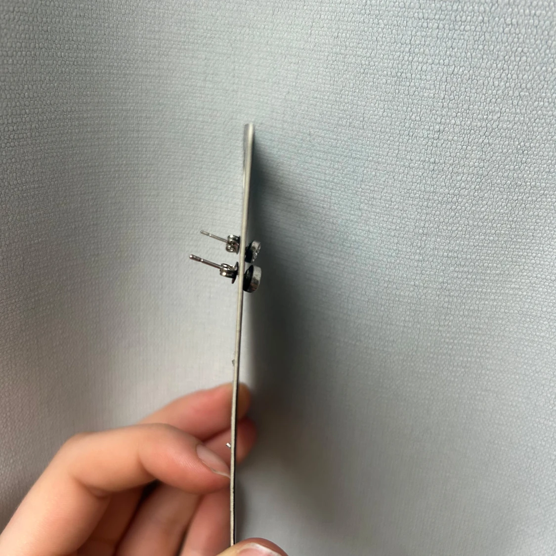 Silvriga örhängen  - 2