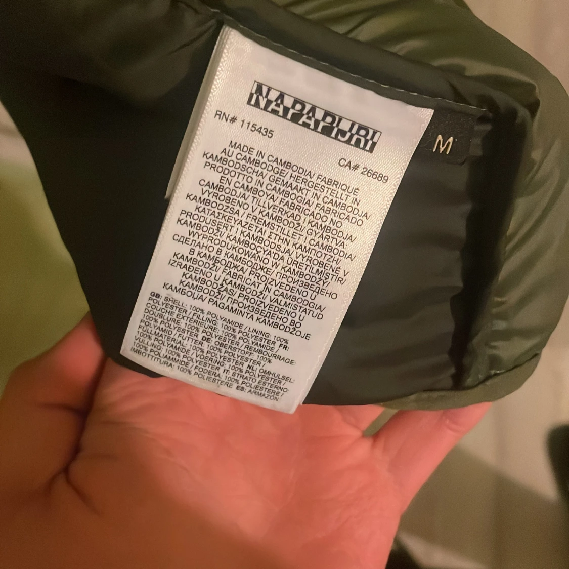 Grön pufferjacka från Napapijri - 1