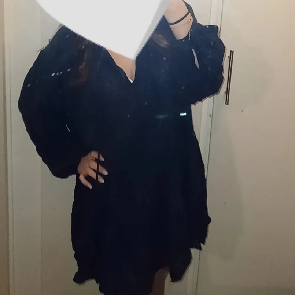 Marinblå klänning - 1