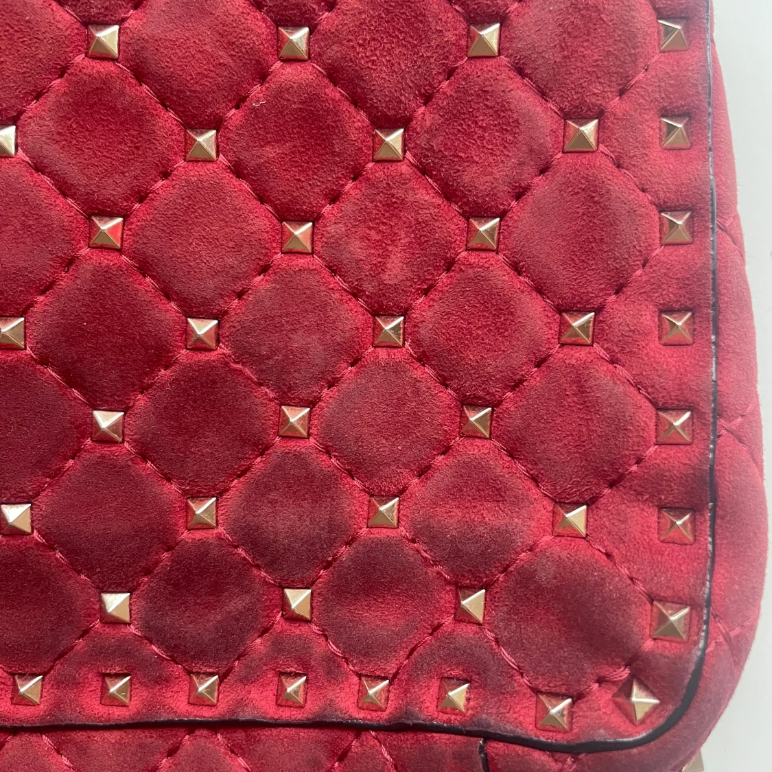 Röd quiltad axelväska från Valentino - 2