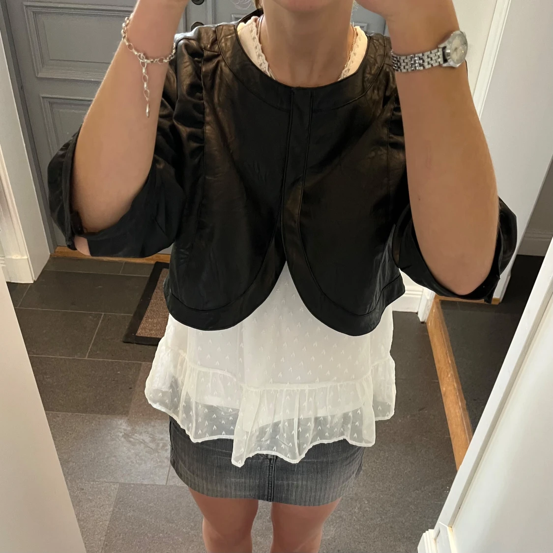 Svart vårjacka/bolero - 3