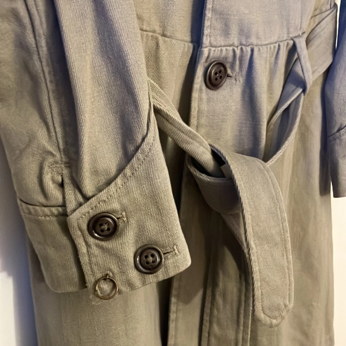 Militärgrön trenchcoat, Diesel (Large) - 2