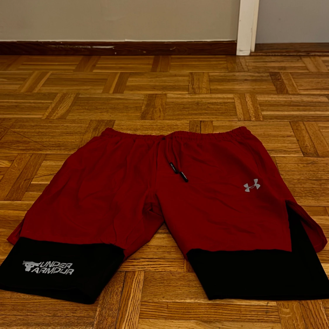 Dubbel träningsshorts från Under Armour