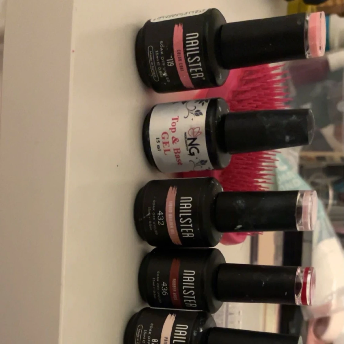 Uv nagellack inkl basecoat, primer - 90