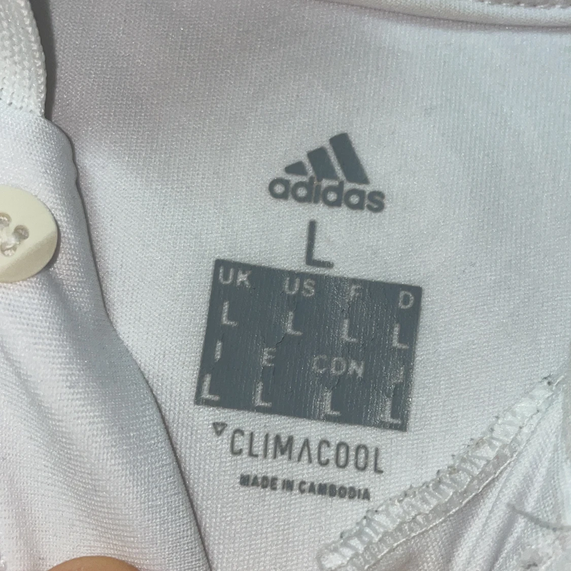 Vit Real Madrid fotbollströja med Benzema 9 - 91