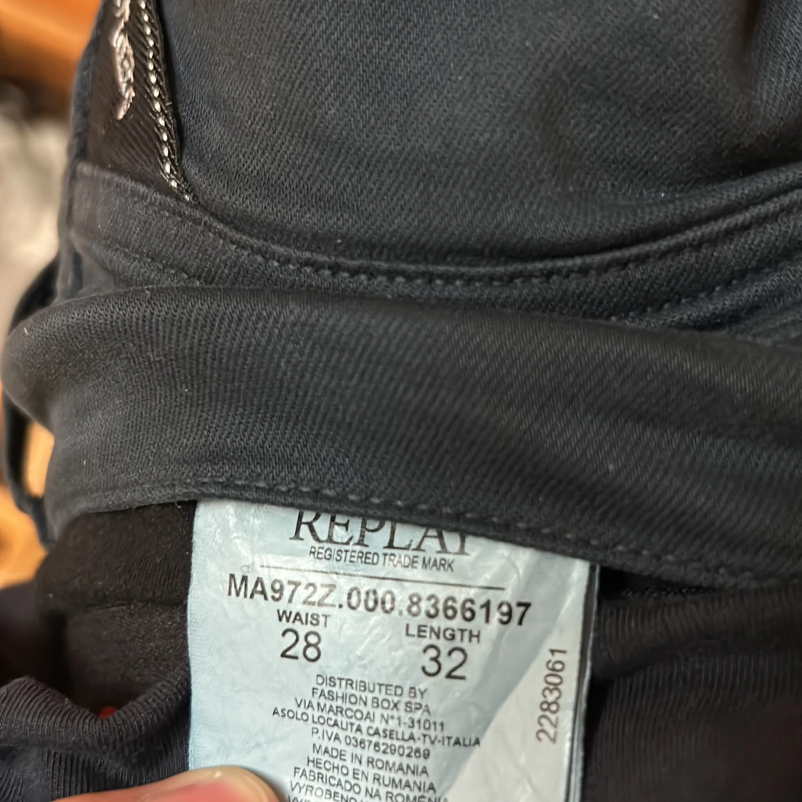 Svarta jeans från Replay Hyperflex - 4