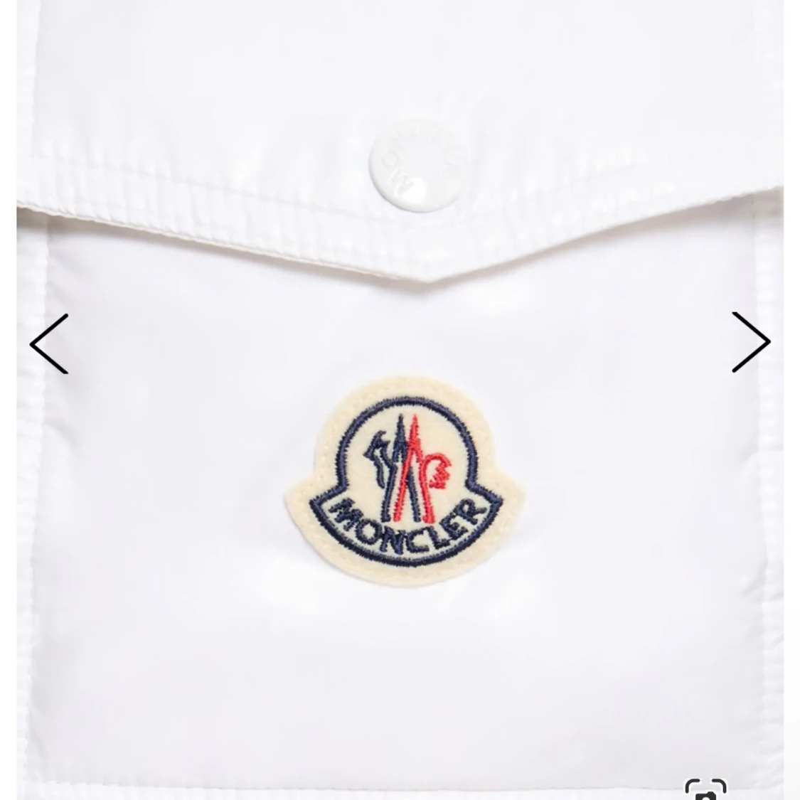 Vit dunjacka från Moncler - 1