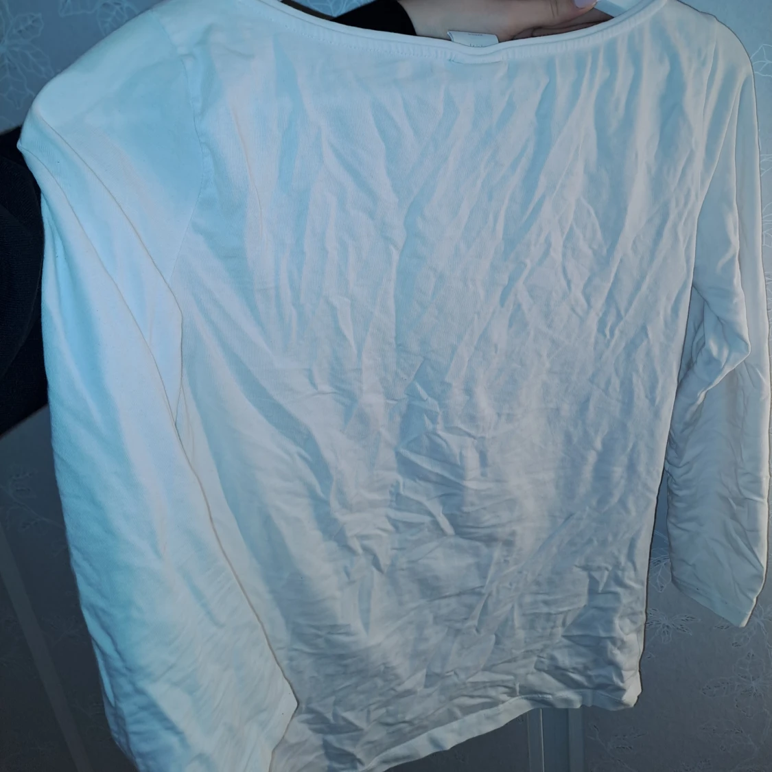 Svart och vit långärmad topp - 92