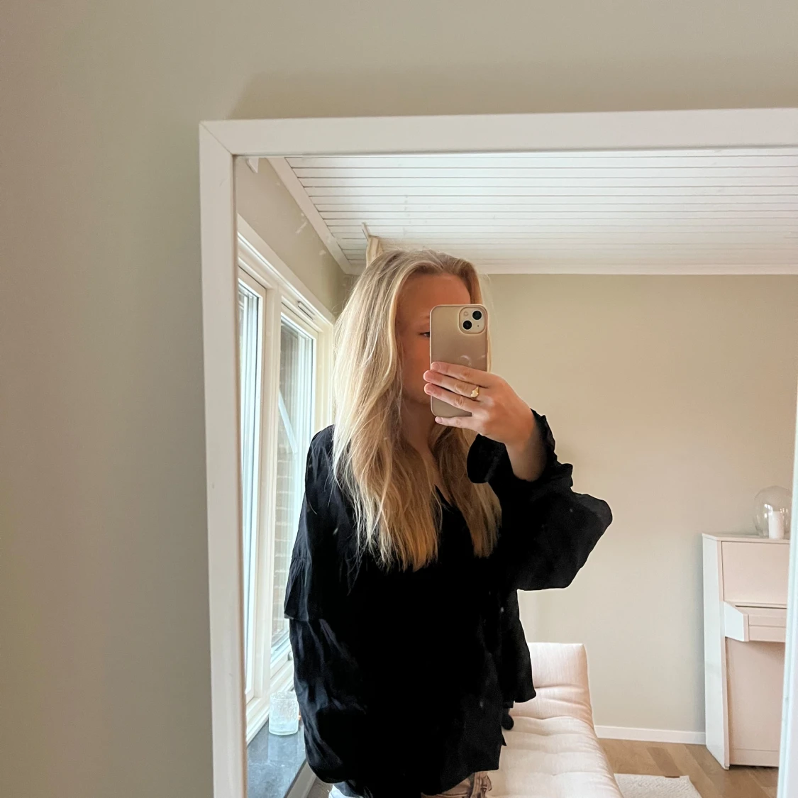 Svart blus från Lindex