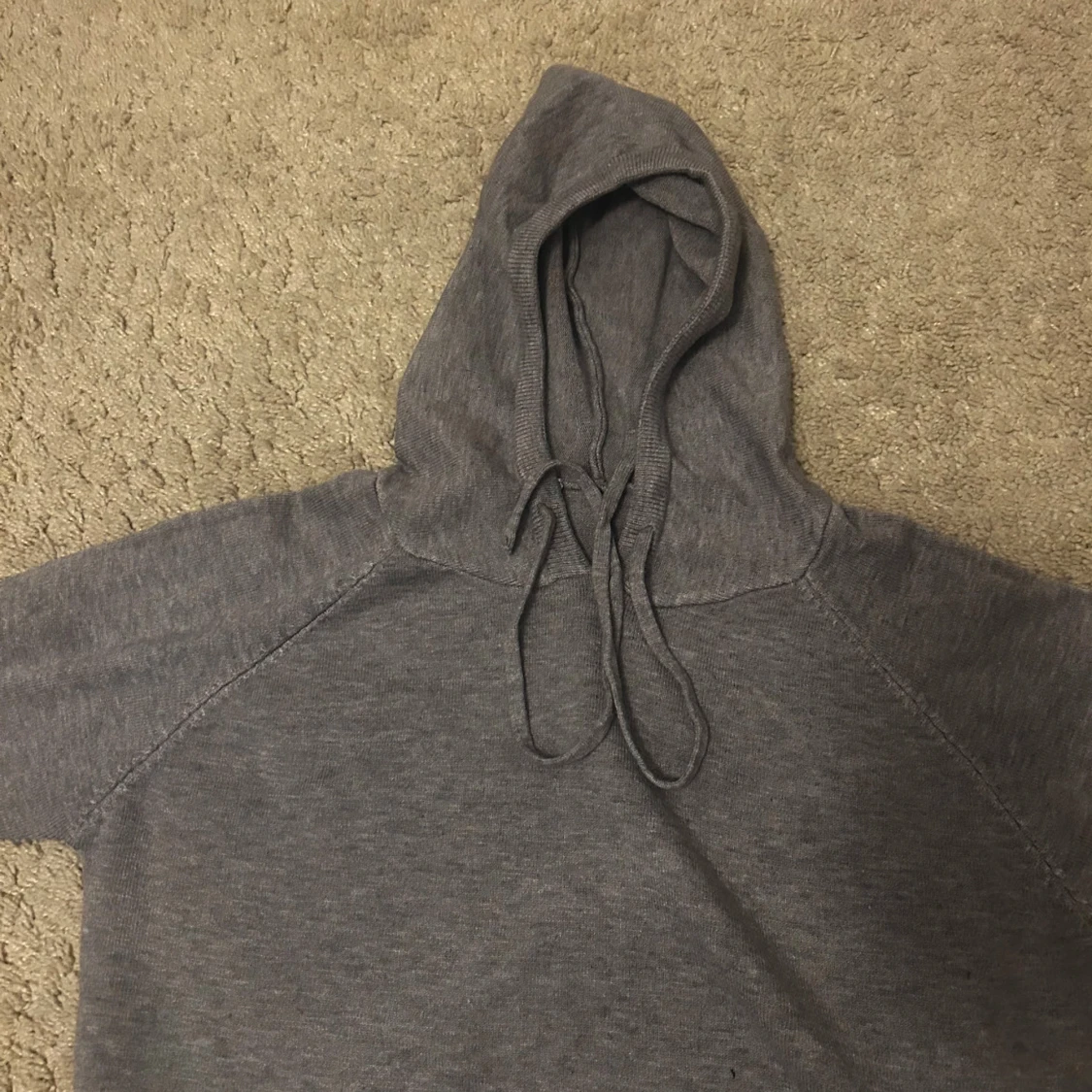 Grå kashmir hoddie - 91