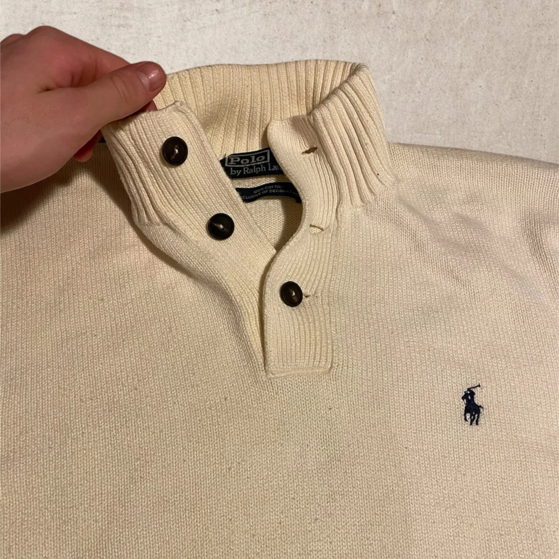 Stickad Ralph Lauren Cardigan - 1