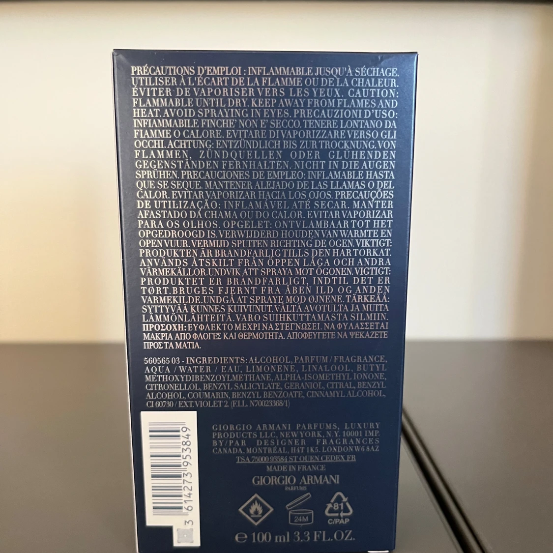 Acqua di Giò Profondo Eau de Parfum 100ml - 92