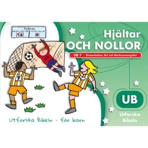 Hjältar och nollor : Domarboken, Rut och Markusevangeliet (häftad) - Utforska Bibeln och upptäck Guds löften Daglig bibelläsning för barn 7-11 år, med klurigheter, bilder, böner – och en särskild sida med minnesverser. Med lite pyssel får du hjälp att lära dig fyra verser från 2 Moseboken, Matteusevangeliet och Apostlagärningarna utantill. ”Utforska Bibeln är ett pedagogiskt material som gör en glad att läsa. Grundläggande sanningar förmedlas på ett lättillgängligt sätt, samtidigt som de skapar nyfikenhet på Bibeln som helhet. Jag tror och hoppas att många barn och familjer kan få en första smak av Bibelns skatter genom denna serie!” Olof Edsinger, Generalsekreterare för Svenska Evangeliska Alliansen ”Utforska Bibeln är ett interaktivt material som på ett engagerande sätt hjälper barn att börja läsa Bibeln på egen hand. Det har ett tydligt fokus på att fördjupa sig i Bibeln och på att förmedla evangeliet om Jesus som Herre och Frälsare. Jag rekommenderar varmt materialet!” Sofia Ödman, Barnpedagog inom ELM ”Jag är förundrad över hur UB på ett så kortfattat, bibelnära och kreativt sätt med frågor, pyssel, förklaringar och bilder låser upp Guds bok så den blir intressant och relevant dag för dag. Kunskapen kommer på köpet. Tänk om jag skulle läst denna som barn…” Carl-Henrik Karlsson, Ordförande i Riksförbundet Kristen Fostran ”Utforska Bibeln hjälper barn att läsa och upptäcka Bibelns sanningar på egen hand. Det sker på ett interaktivt och roligt sätt som fångar barnens uppmärksamhet och motiverar dem att fortsätta.” Judith Reumann, CEF Sverige – Barn och Tro ”Utforska Bibeln är ett interaktivt och pedagogiskt material som på ett fängslande och roligt sätt uppmuntrar barnen att upptäcka Bibeln och den kristna trons grunder. Formatet och upplägget gör att det är lätt att ha det nära till hands och använda i familjens andakter.” Inese P Johansson, Redaktör för Droppen    Format Häftad   Omfång 80 sidor   Språk Svenska   Förlag Rotad   Utgivningsdatum 2023-09-04   ISBN 9789198718867  