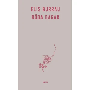 Röda dagar (bok, danskt band) - »min förra diktsamling var ettmissbildat referensbibliotek somverkligen lyckades det här är populärkultur«  Elis Burrau är född 1992, bosatt i Stockholm. »Röda dagar« är Elis Burraus andra diktsamling. Hans debut »och vi fortsatte att göra någonting rörande« kom 2016 och nominerades till Borås Tidnings debutantpris.    Format Danskt band   Språk Svenska   Utgivningsdatum 2017-06-08   ISBN 9789187838118  