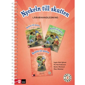 ABC-klubben åk 3 Nyckeln till skatten Lärarhandledning (bok, spiral) - I läsläran ingår läseböcker i olika nivåer för att ge en sammanhållen läsupplevelse för hela klassen. Det finns arbetsbok i två versioner, bonusbok, läxbok och lärarhandledningar samt lärarwebb. Det här är den spännande berättelsen för åk 3! I årskurs 3 får Asta, Bea och Cesar nys om en försvunnen guldskatt från Vikingatiden. Det sägs att någon ur släkten Kummelstjärna hittade skatten på 1500-talet, men ingen vet säkert. Släkten är utdöd och ingen skatt har synts till. Olika spår leder ABC-klubben allt närmare ett svar på gåtan. Men det är fler än dem som är ute efter skatten. Boken är en fristående fortsättning på de tidigare berättelserna om ABC-klubben.   Format Spiral   Omfång 163 sidor   Språk Svenska   Förlag Natur &amp; Kultur Läromedel   Utgivningsdatum 2013-08-21   Medverkande Pia Hed Andersson   Medverkande Barbro Westlund   Medverkande Mats Wänblad   Medverkande Anita Dolmark   Medverkande Catharina Nygård   Medverkande Thomas Fröhling   ISBN 9789127428720  