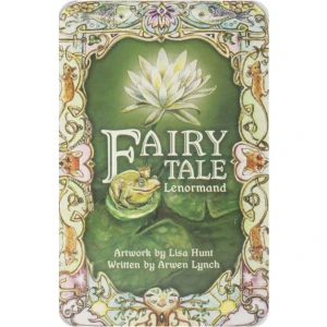 Fairy tale lenormand - Fairy Tales have been teaching us timeless life lessons for centuries. Lisa Hunt’s enchanting artwork draws us into the magical world of peasants and princesses, dragons and daring deeds. By weaving imaginative myths into the Lenormand structure, Fairy Tale Lenormand helps readers connect with the cards in meaningful and memorable ways. The 38-card deck includes extra Gentleman and Lady cards that allow readers to choose significator cards that work best for them in their readings. Arwen Lynch’s delightful 120-page booklet, with foreword by Lenormand expert Donnaleigh de LaRose, cleverly relates familiar fairy tales to the Lenormand meanings. Booklet includes illustrated instructions for reading with Crossroads Spreads, Tower Spreads, and Happily Ever Afters.