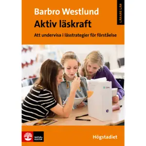 I boken förklaras begreppet aktiv läskraft, ALK. Teori varvas med praktiska undervisningsmodeller som lärare kan utforska tillsammans i arbetslaget och använda med eleverna. Boken innehåller forskningsbaserade modeller utvalda för att passa åldersgruppen. Barbro Westlund beskriver vad man som lärare kan göra för att få syn på, stödja och utveckla de strategier eleverna behöver för att förstå olika skoltexter. Högstadieboken riktar sig främst till grundskollärare i årskurs 7–9, men kan även användas av lärare i gymnasiet och i vuxenutbildning.Läs vad Utbildningsförvaltningens ämnesutvecklare Toura Hägnesten säger om Aktiv läskraft.      Format Häftad   Omfång 200 sidor   Språk Svenska   Förlag Natur & Kultur Läromedel och Akademi   Utgivningsdatum 2015-04-13   ISBN 9789127135994  