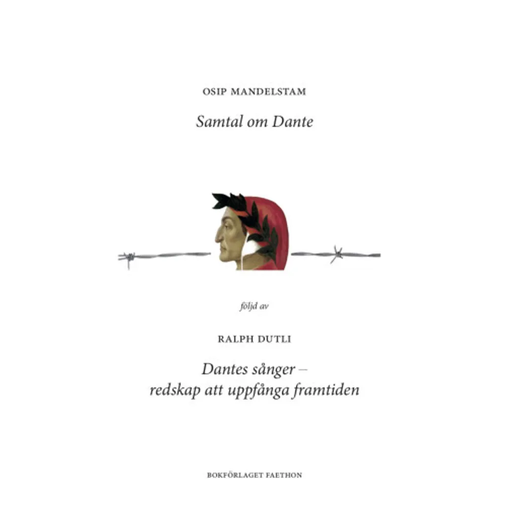 År 1933, mitt under svälten pa Krimhalvön, bestämmer sig den ryske poeten Osip Mandelstam för att skriva en längre essä om Dante, den poet som han i åratal innerligt läst och som tycks stå honom närmre än de samtida kollegorna. Hans Samtal om Dante är inte bara ett vittnesmål om litteraturens kraft utan också en klassiker i Dantelitteraturen. Här presenteras den tillsammans med Ralph Dutlis Dantes sånger (2017). Dutli har översatt Mandelstam till tyska och är ansvarig för en utgåva av hans samlade verk. Dutli har dessutom skrivit en biografi och oräkneliga texter om Mandelstam.    Format Danskt band   Omfång 118 sidor   Språk Svenska   Förlag Bokförlaget Faethon   Utgivningsdatum 2020-08-19   Medverkande Ralph Dutli   Medverkande Bengt Jangfeldt   Medverkande Alan Asaid   Medverkande Carl-Johan Lind   ISBN 9789189113145  . Böcker.