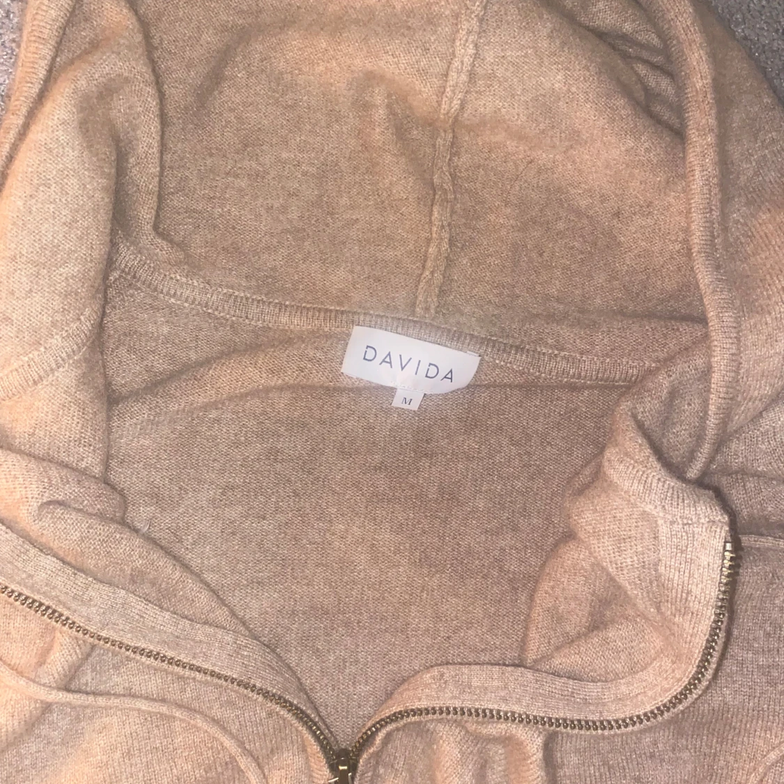 Beige hoodie från Davida - 91