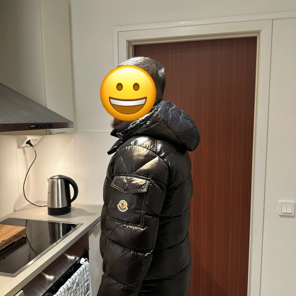 Svart dunjacka från Moncler - 1