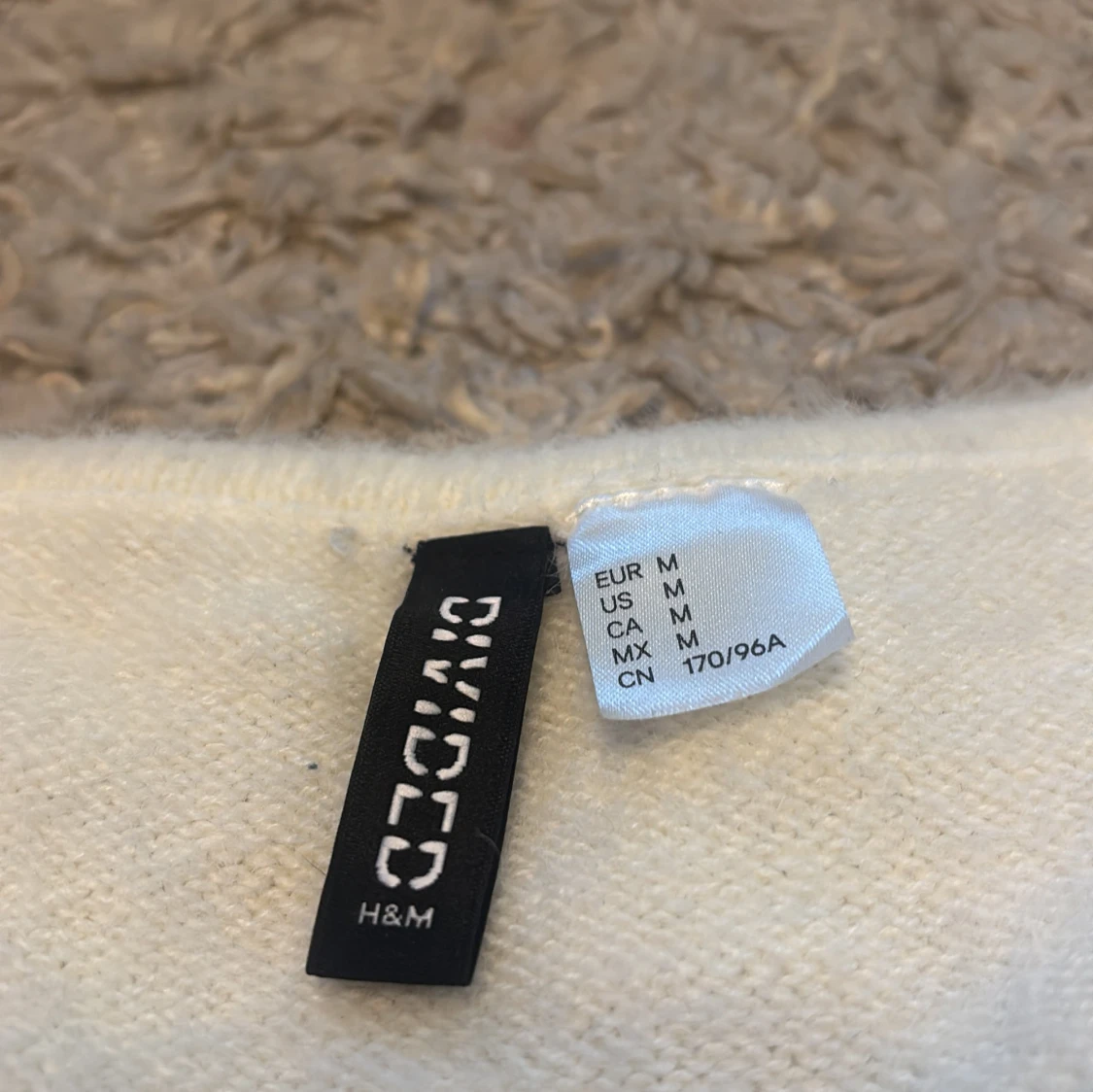 Vit bolerotopp från H&M Divided - 1