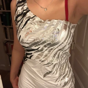 Zebra topp med glitter - 👍