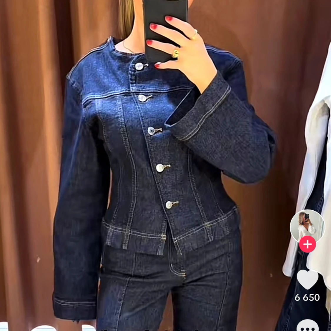 Gina Tricot jeansjacka - 90