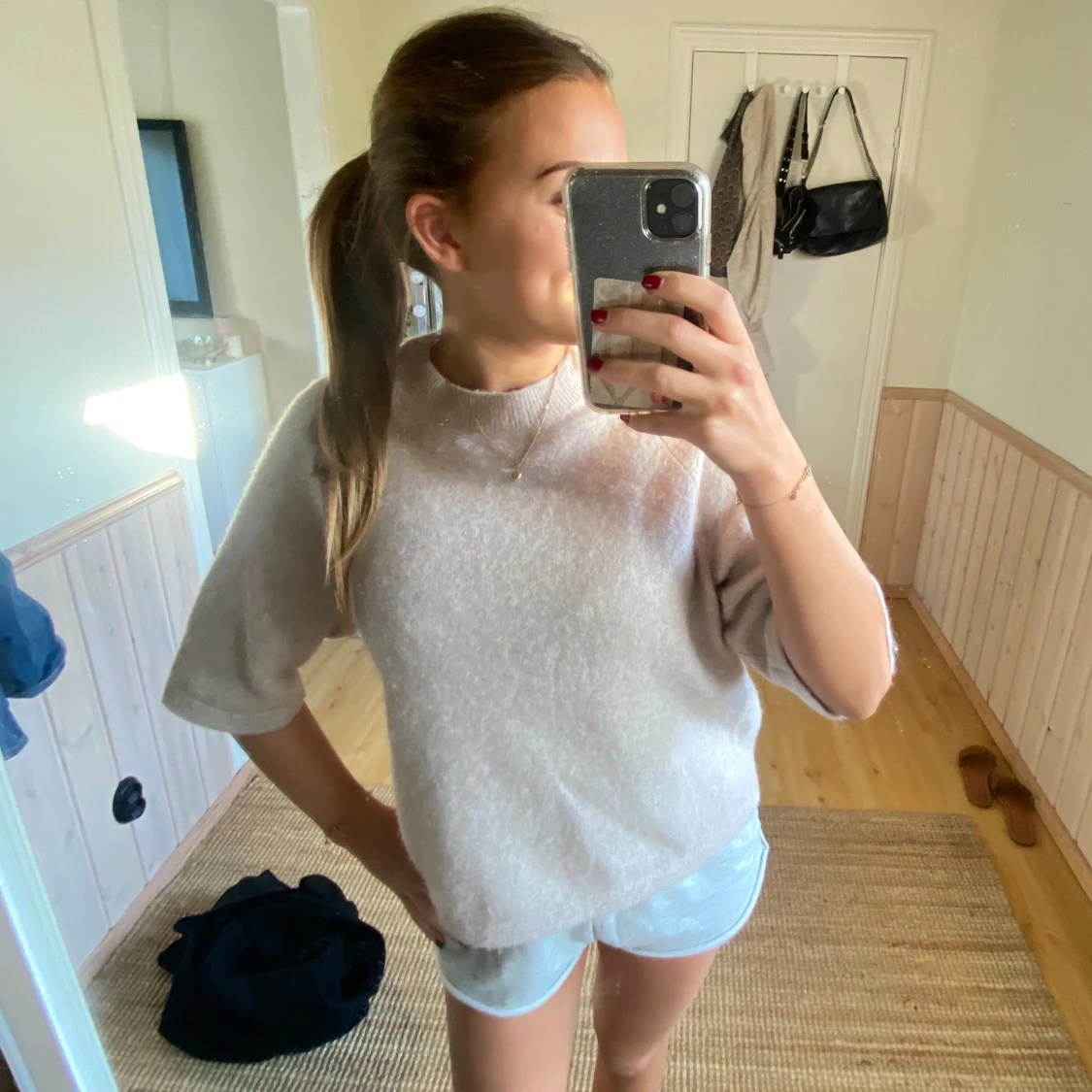 Trekvartsarmad tröja