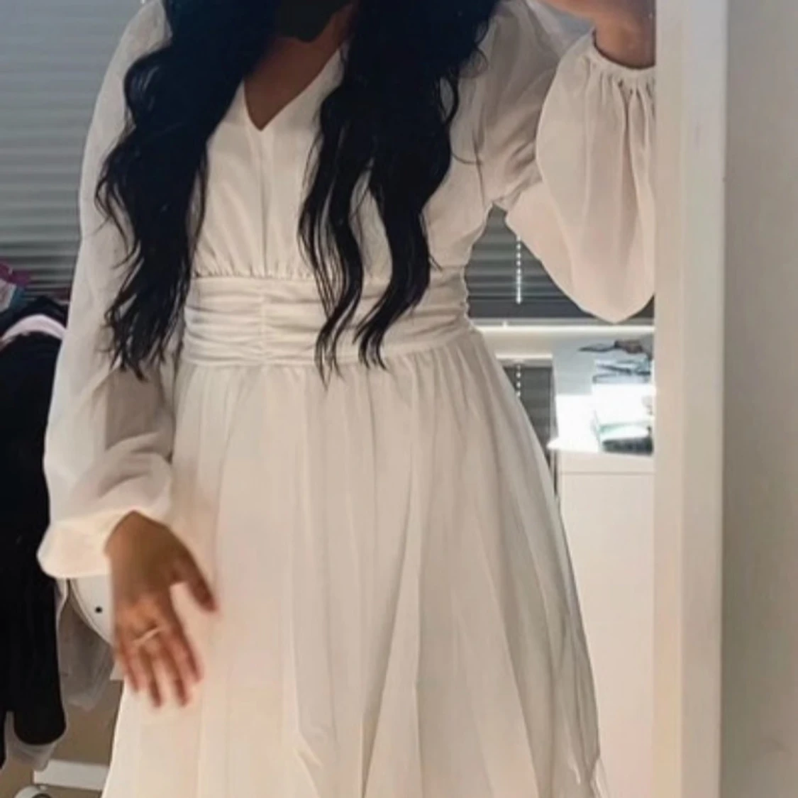 Studentklänning/vit klänning