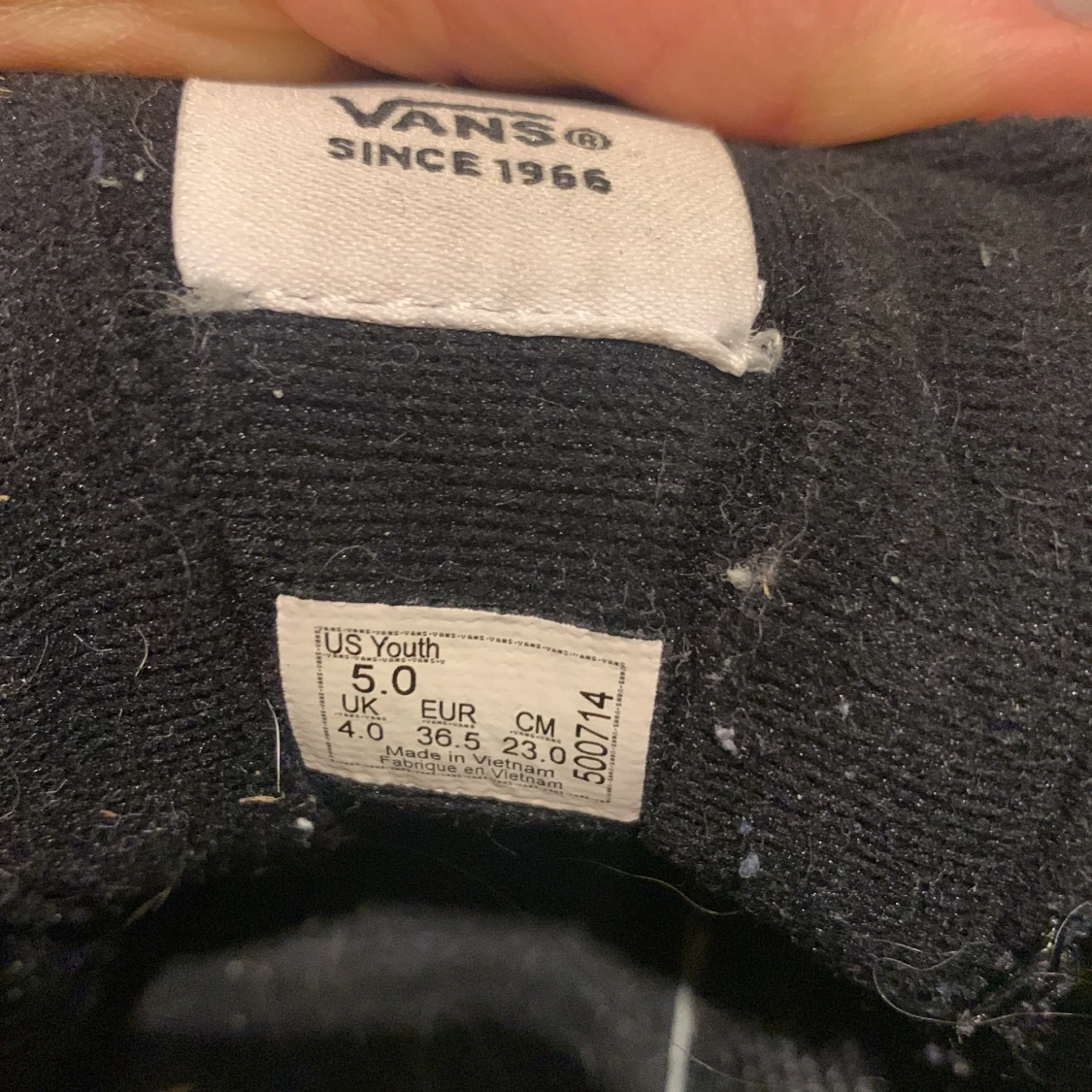 Svarta sneakers från Vans - 91