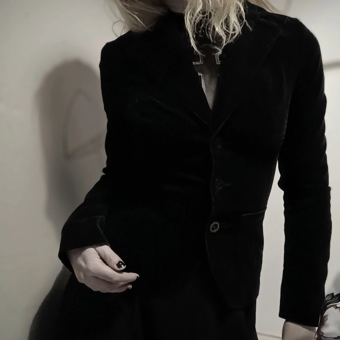 Svart sammet kavaj - 4