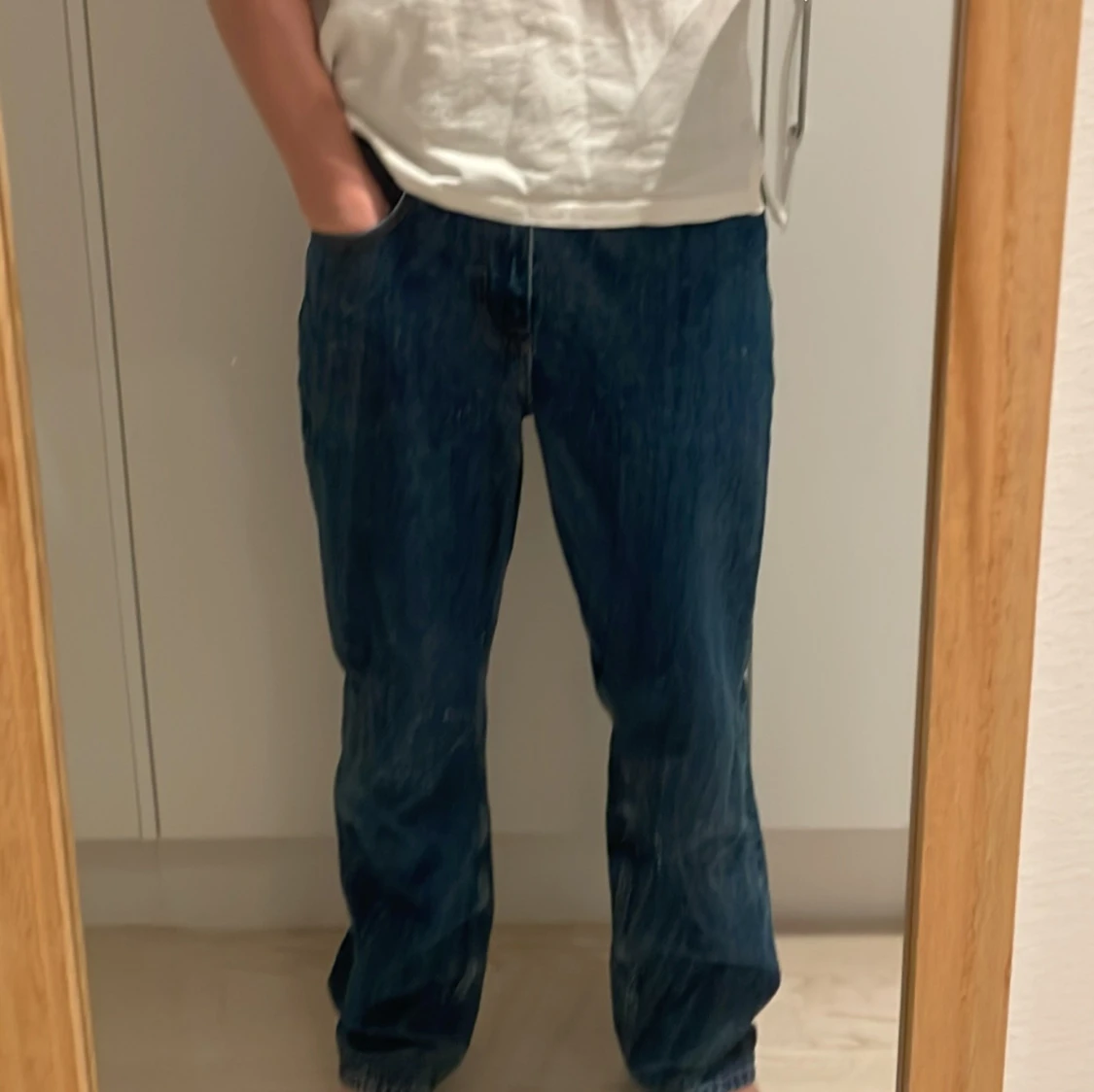 Blå jeansbyxor från Asos - 90