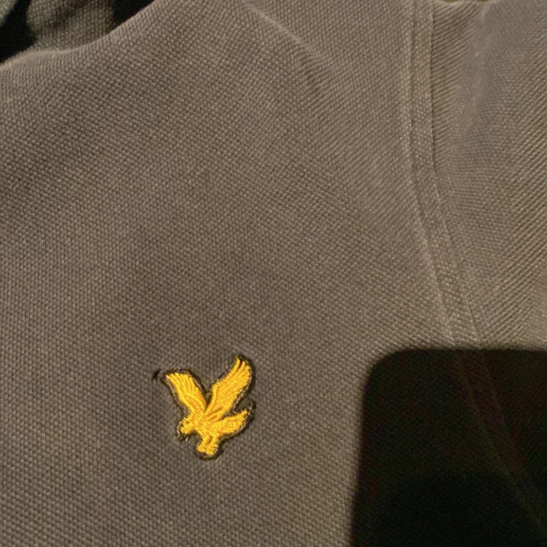 Mörkblå pikétröja från Lyle & Scott - 91