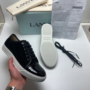 Lanvin skor(helt nya) - Hej! Säljer nu dessa sprillans nya lanvin skor. Nypris ligger på 5300kr! Hör av dig vid frågor. Uk9 passar 44. Allt og medföljer 