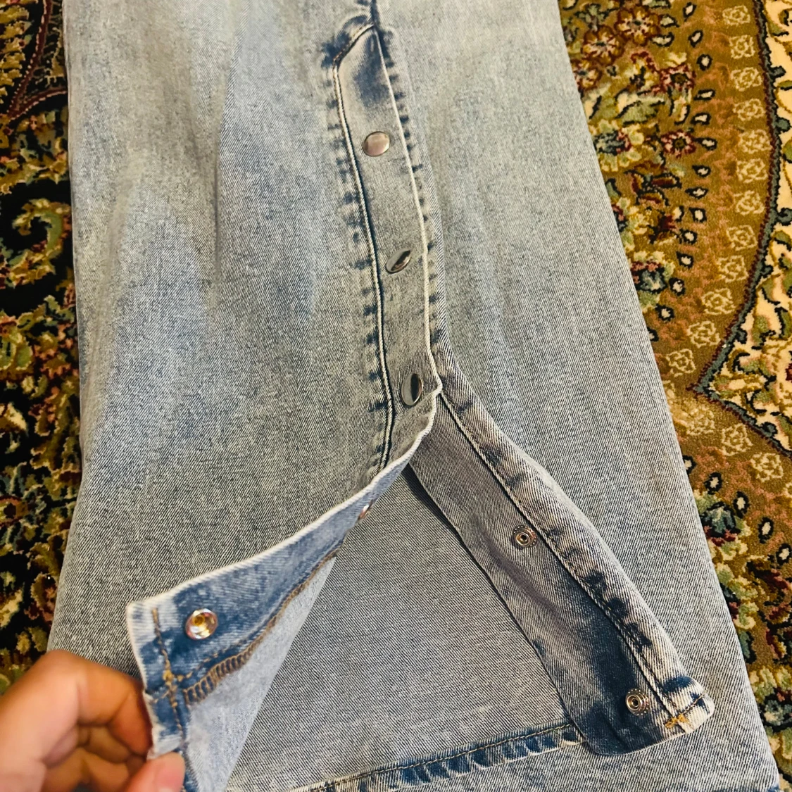 Ljusblå jeans från H&M Divided - 92