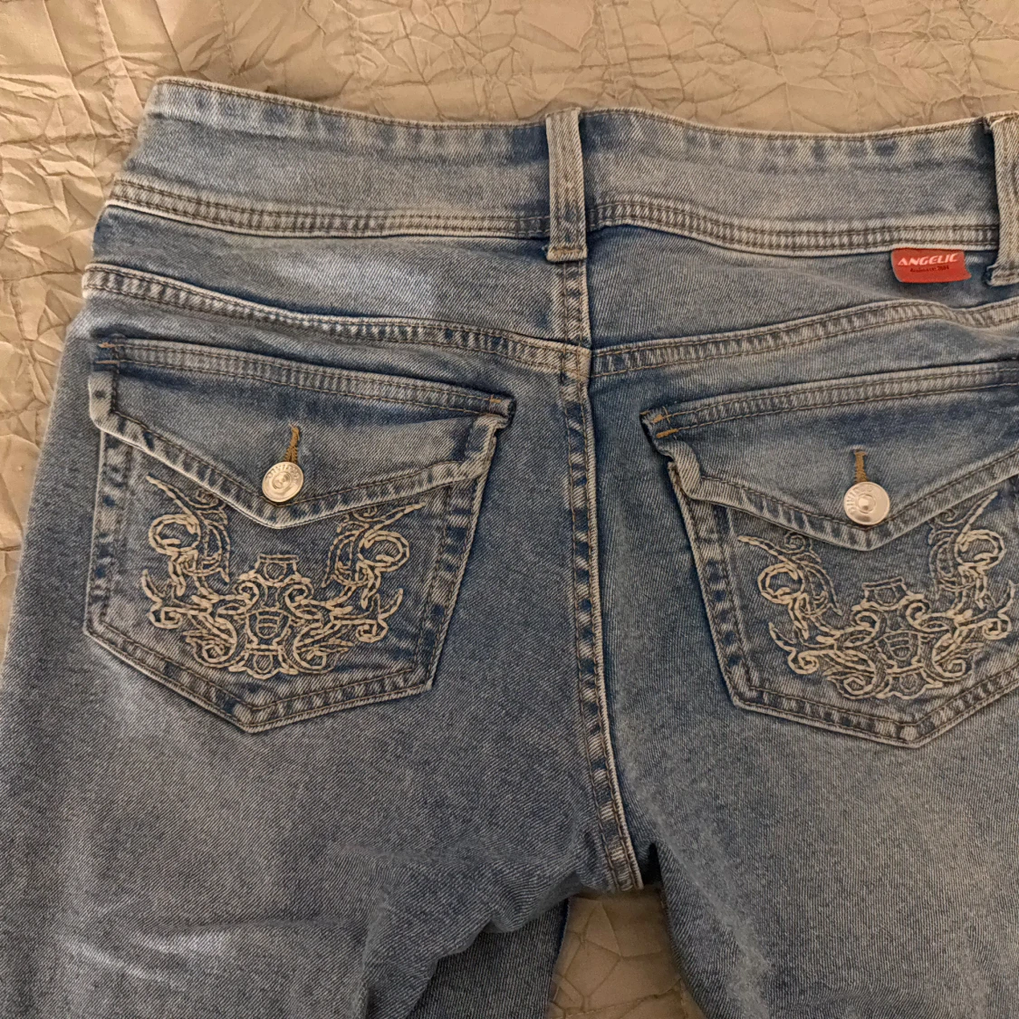 Blå Low waist jeans 