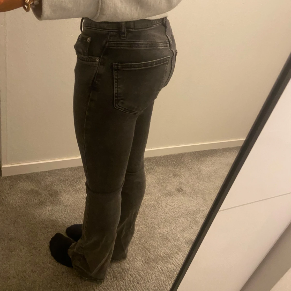 Grå jeans Bootcut  - 90