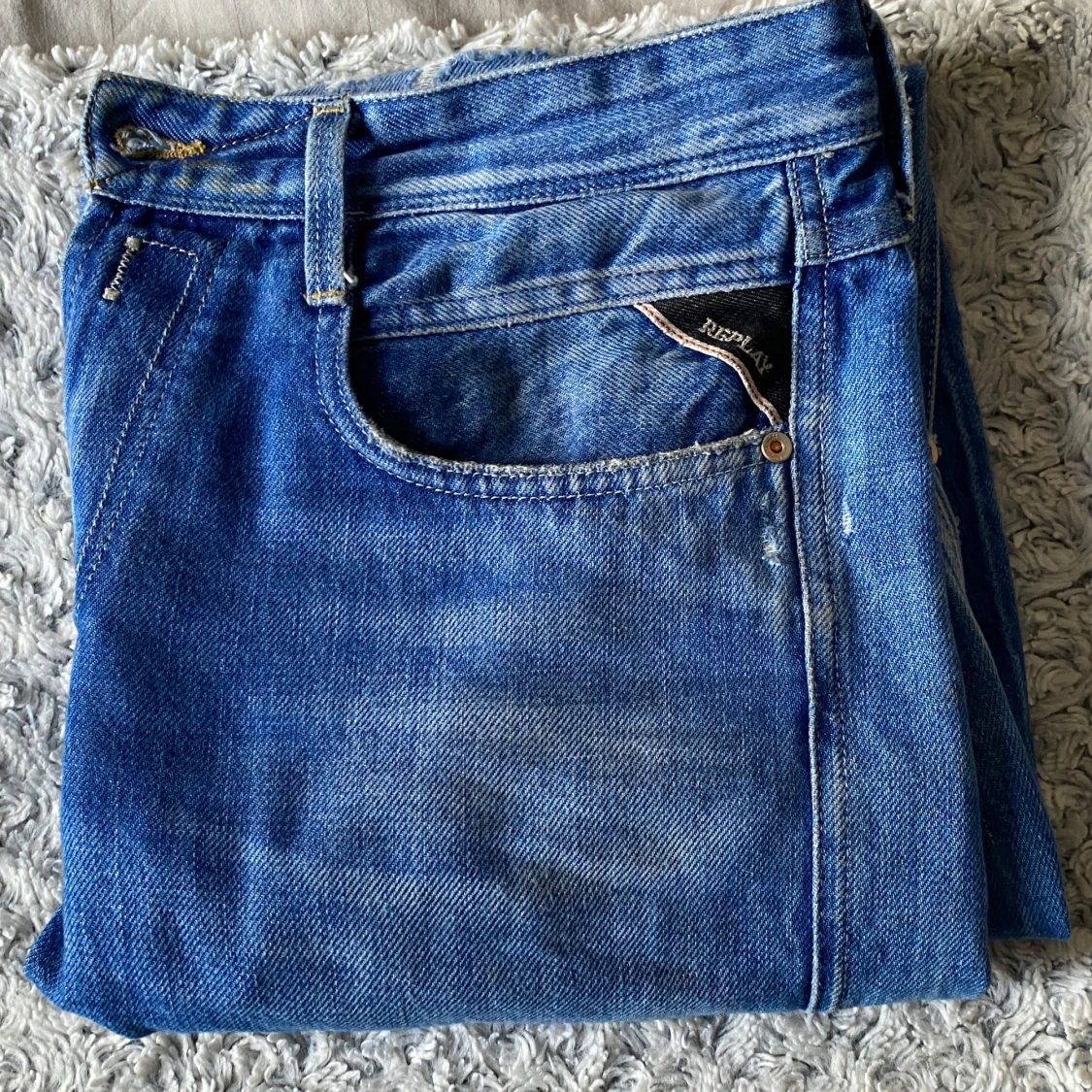 Blå jeans från Replay - 90