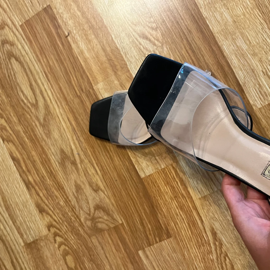 Klackskor transparent - 90