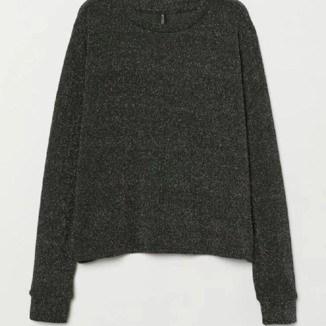 Mörkgrå stickad tröja