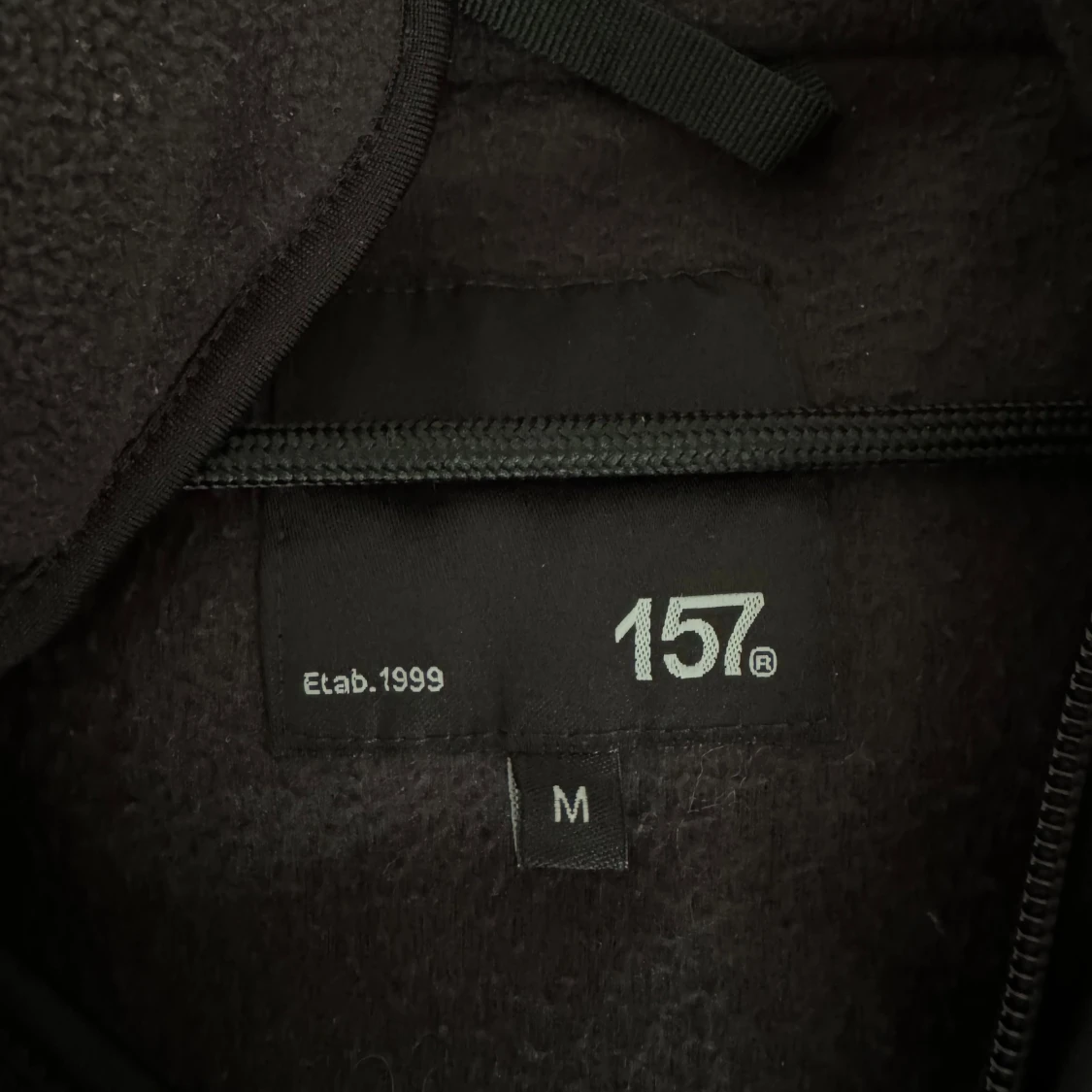 Svart fleecejacka från 157 - 92