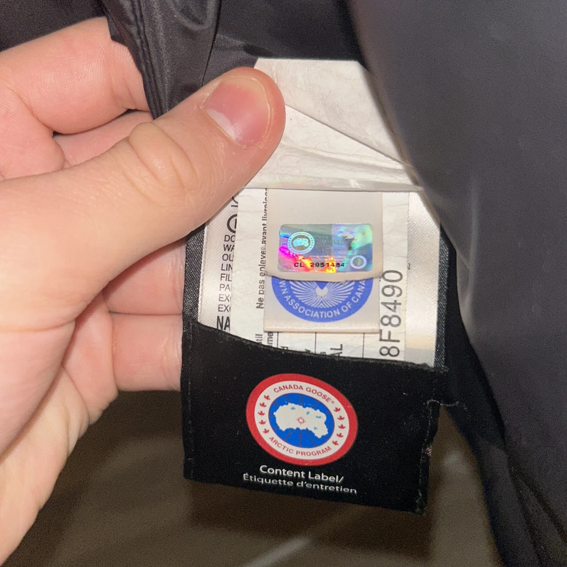 Svart canada goose jacka - 93