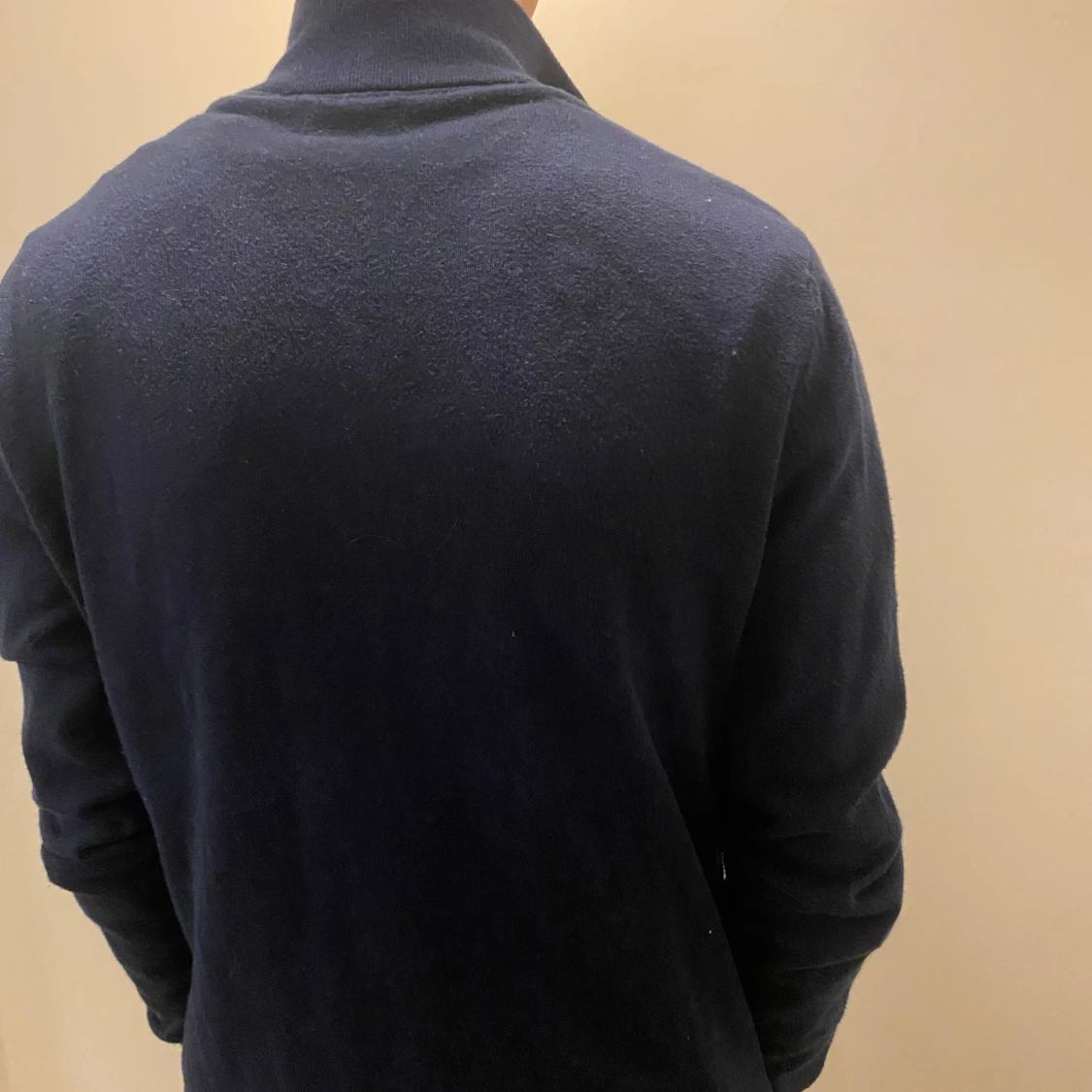 Mörkblå halfzip från Jack and Jones  - 90