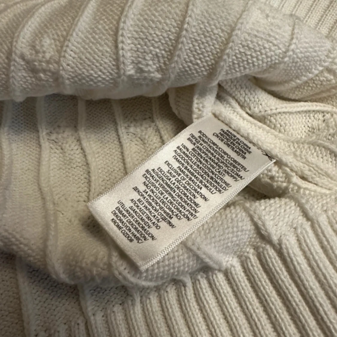 Vit stickad tröja från Ralph Lauren - 4