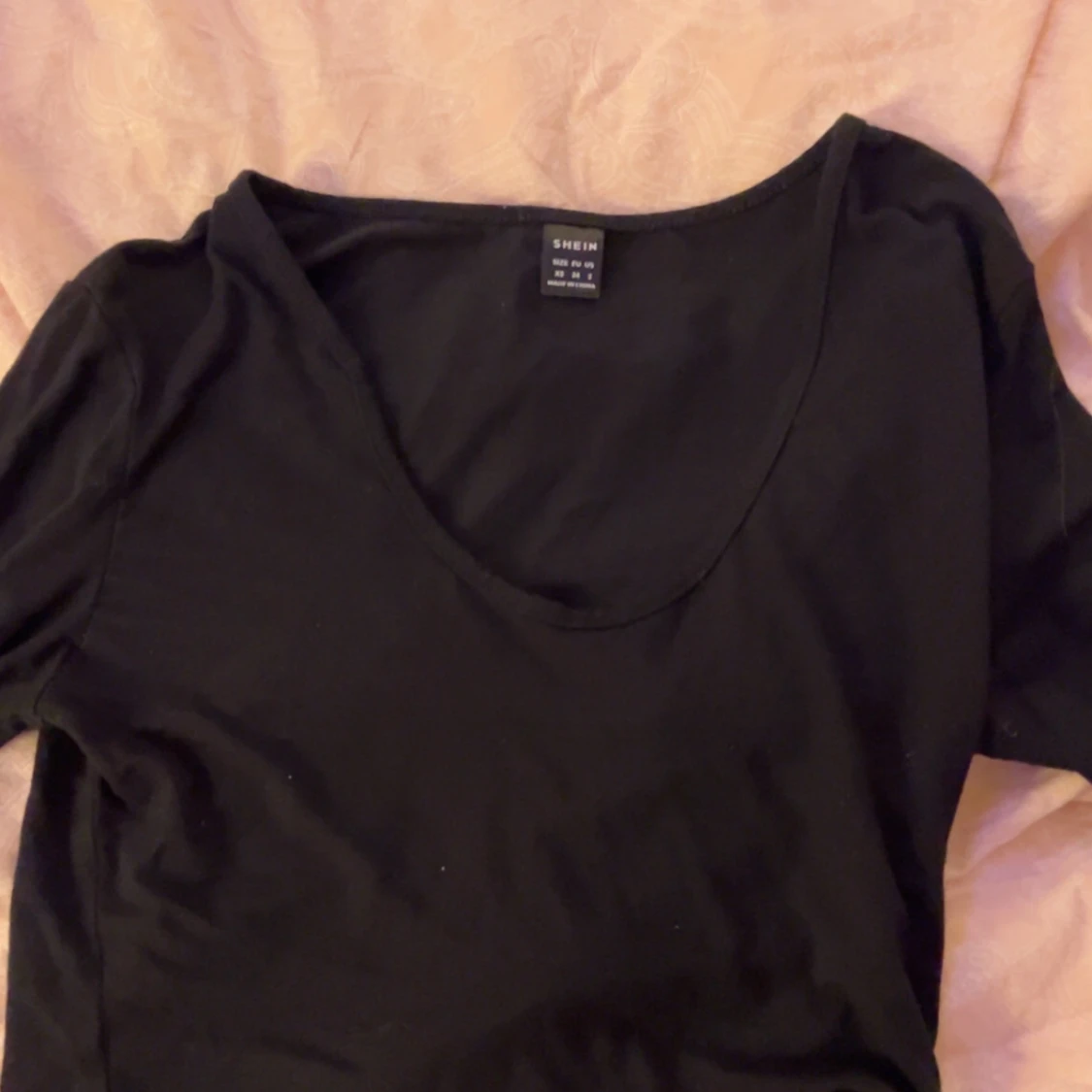 Grå croppad topp från Shein - 3